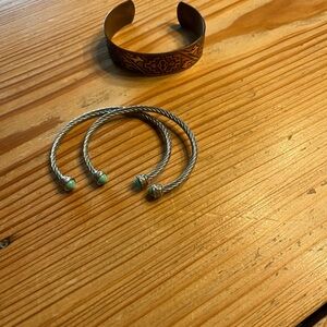 Elegant Mixed Metal and Turquoise Jewelry Set